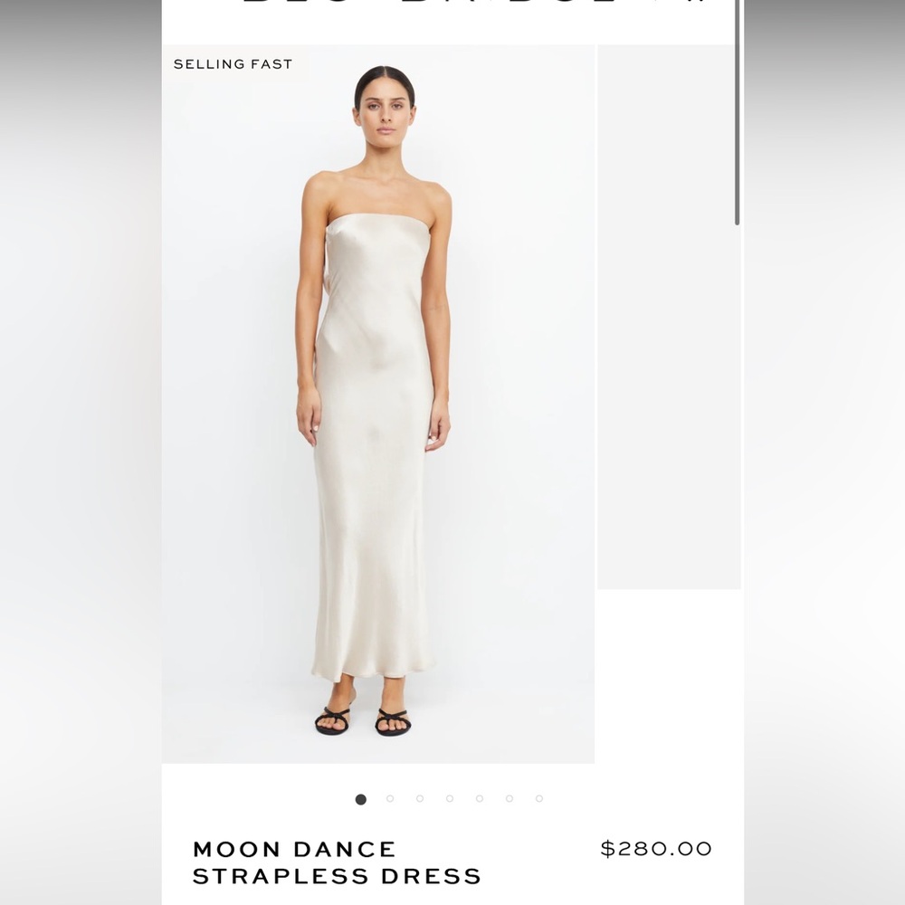 Bec and Bridge Moondance Strapless Dress, NWT